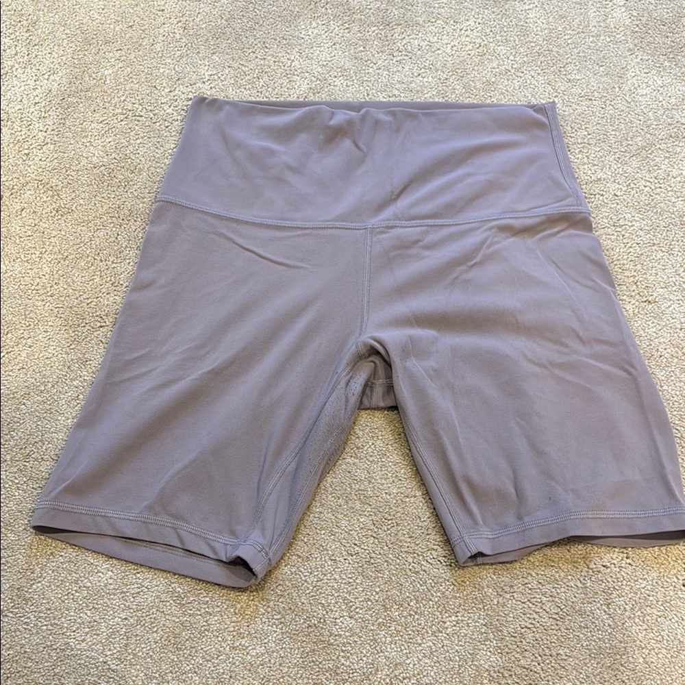 Lululemon Align Mauve Bike Shorts 8” High-Waisted